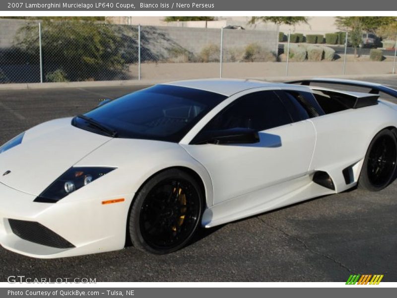 Bianco Isis / Nero Perseus 2007 Lamborghini Murcielago LP640 Coupe