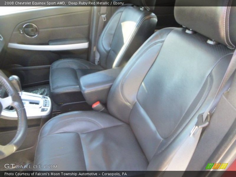 Deep Ruby Red Metallic / Ebony 2008 Chevrolet Equinox Sport AWD