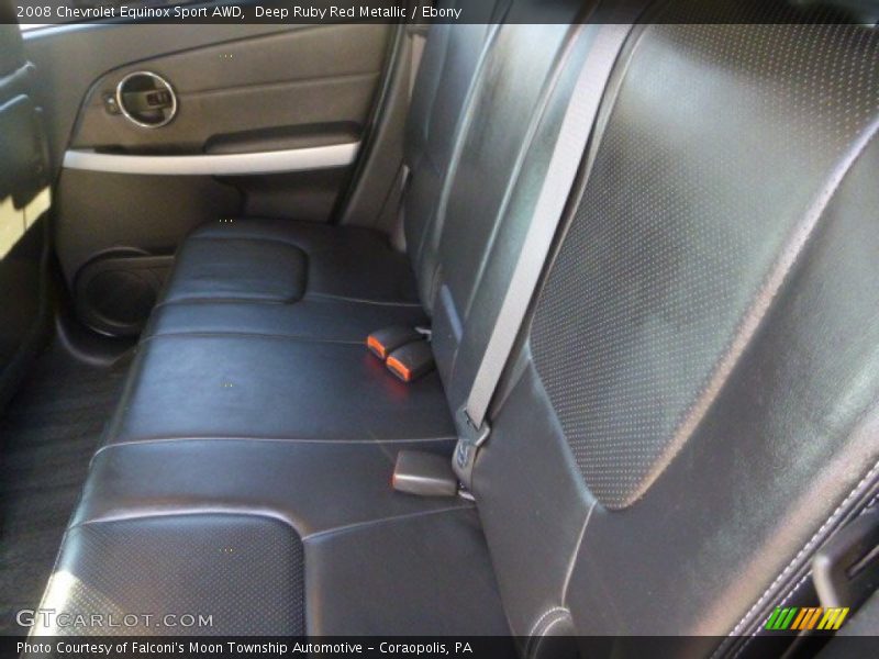 Deep Ruby Red Metallic / Ebony 2008 Chevrolet Equinox Sport AWD