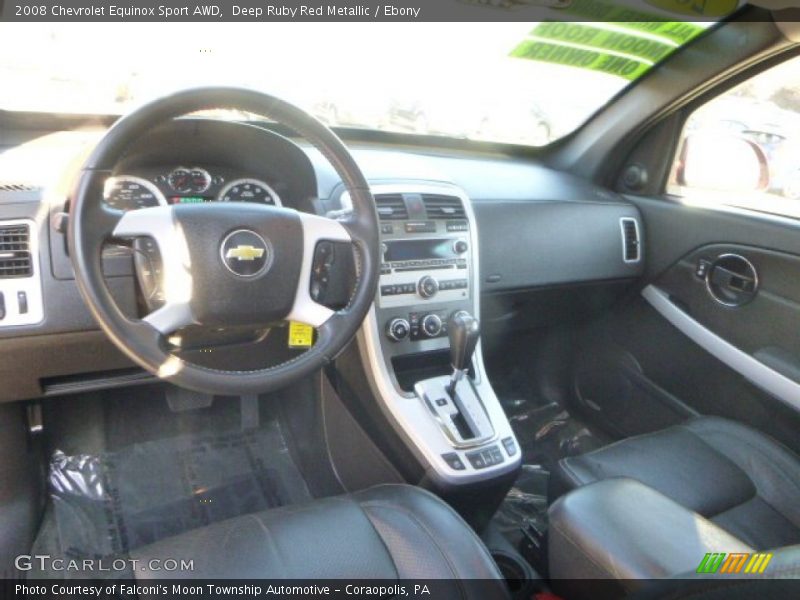 Deep Ruby Red Metallic / Ebony 2008 Chevrolet Equinox Sport AWD