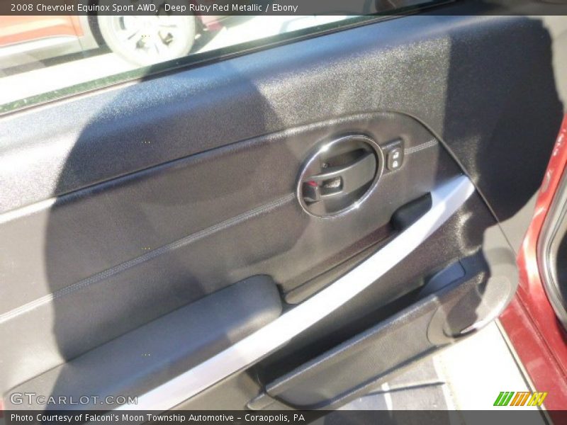 Deep Ruby Red Metallic / Ebony 2008 Chevrolet Equinox Sport AWD