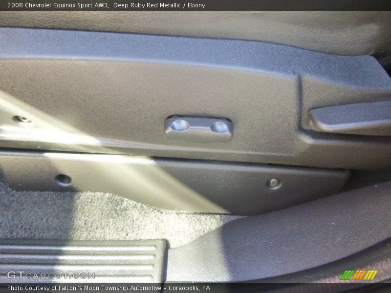 Deep Ruby Red Metallic / Ebony 2008 Chevrolet Equinox Sport AWD