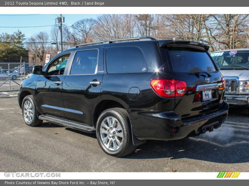 Black / Sand Beige 2012 Toyota Sequoia Limited 4WD