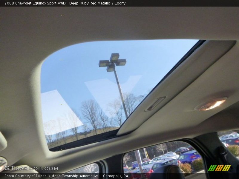 Deep Ruby Red Metallic / Ebony 2008 Chevrolet Equinox Sport AWD