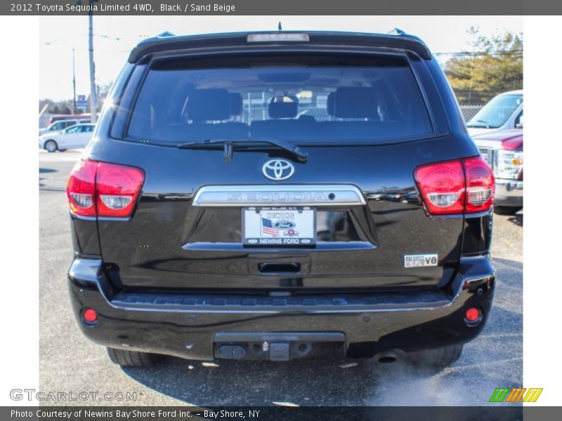 Black / Sand Beige 2012 Toyota Sequoia Limited 4WD