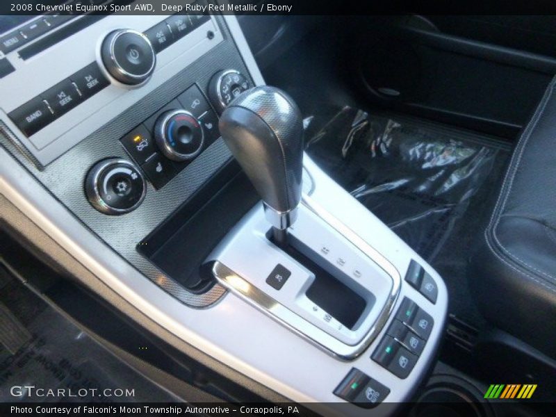Deep Ruby Red Metallic / Ebony 2008 Chevrolet Equinox Sport AWD