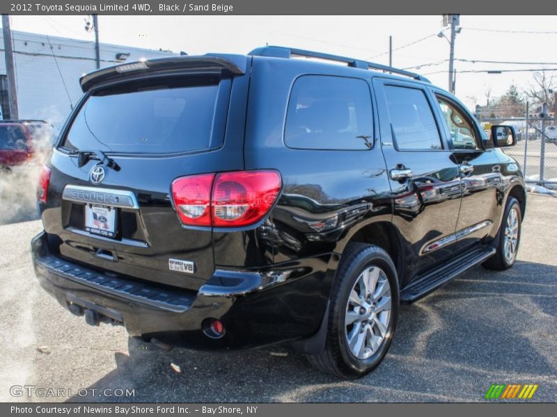 Black / Sand Beige 2012 Toyota Sequoia Limited 4WD