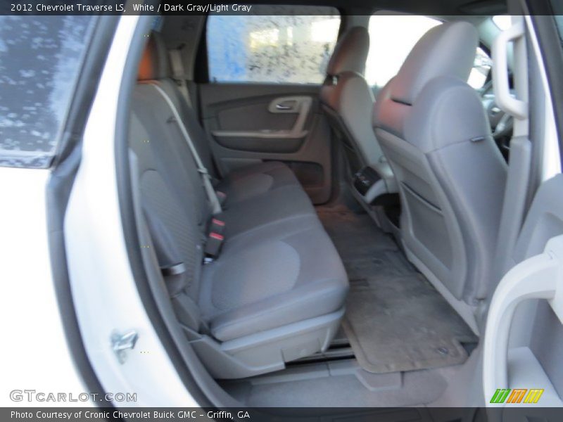 White / Dark Gray/Light Gray 2012 Chevrolet Traverse LS