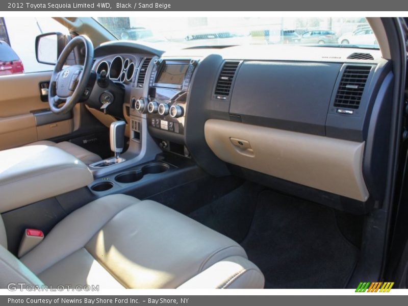 Black / Sand Beige 2012 Toyota Sequoia Limited 4WD
