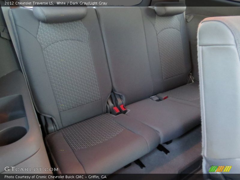 White / Dark Gray/Light Gray 2012 Chevrolet Traverse LS