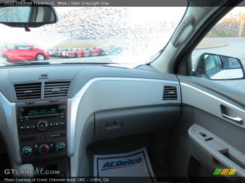 White / Dark Gray/Light Gray 2012 Chevrolet Traverse LS