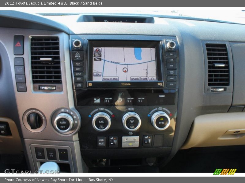Black / Sand Beige 2012 Toyota Sequoia Limited 4WD