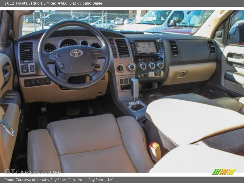 Black / Sand Beige 2012 Toyota Sequoia Limited 4WD