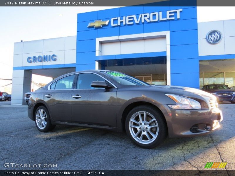 Java Metallic / Charcoal 2012 Nissan Maxima 3.5 S