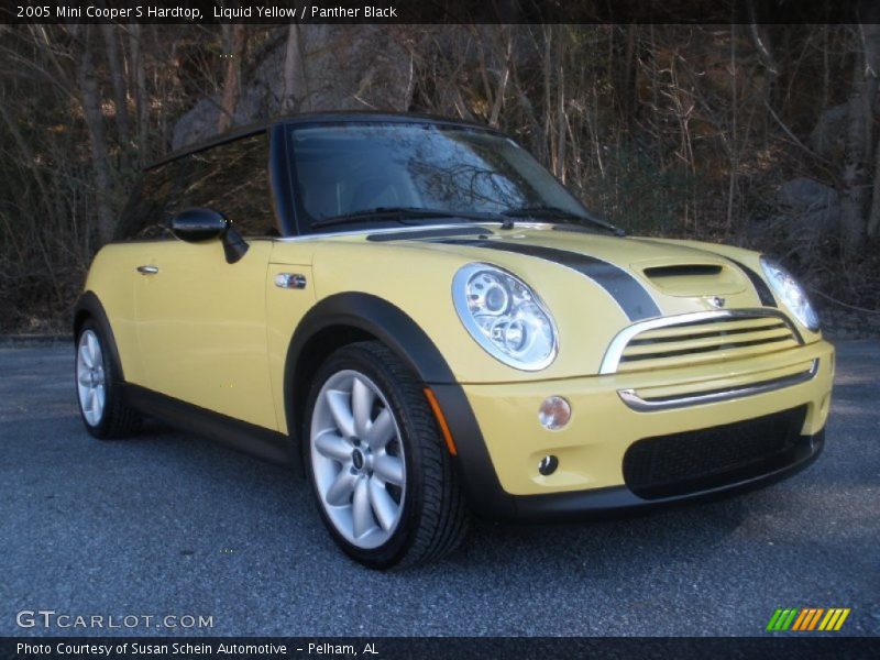 Liquid Yellow / Panther Black 2005 Mini Cooper S Hardtop