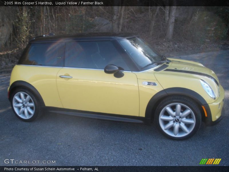 Liquid Yellow / Panther Black 2005 Mini Cooper S Hardtop