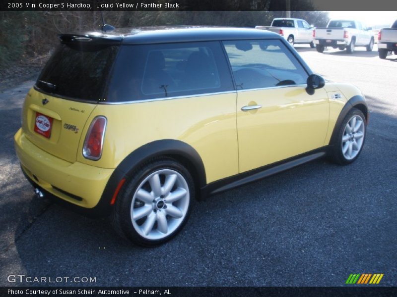 Liquid Yellow / Panther Black 2005 Mini Cooper S Hardtop