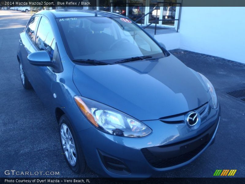 Blue Reflex / Black 2014 Mazda Mazda2 Sport