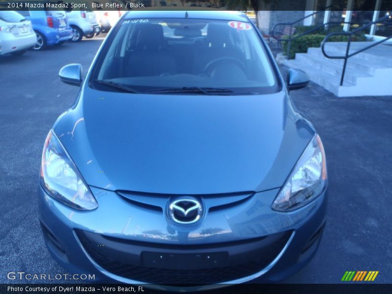 Blue Reflex / Black 2014 Mazda Mazda2 Sport