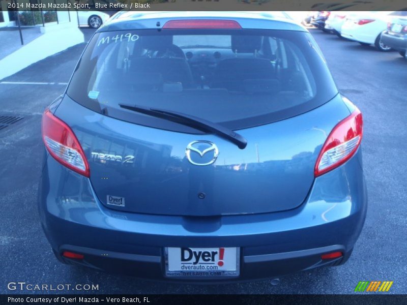 Blue Reflex / Black 2014 Mazda Mazda2 Sport