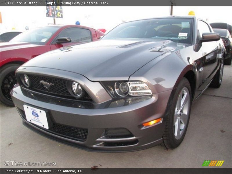 Sterling Gray / Charcoal Black 2014 Ford Mustang GT Coupe