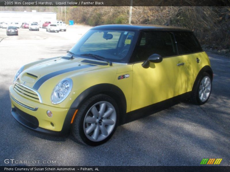 Liquid Yellow / Panther Black 2005 Mini Cooper S Hardtop