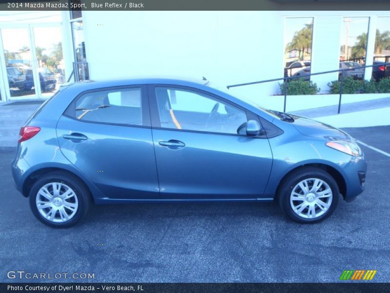 Blue Reflex / Black 2014 Mazda Mazda2 Sport