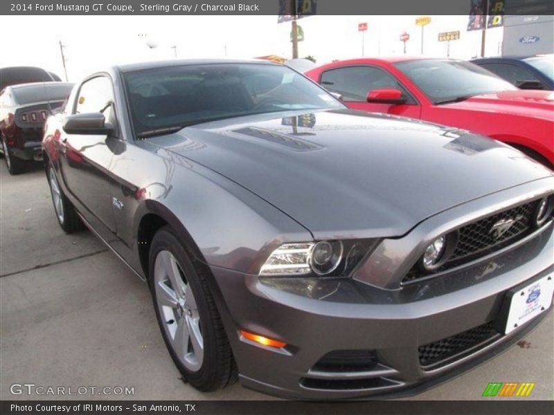 Sterling Gray / Charcoal Black 2014 Ford Mustang GT Coupe