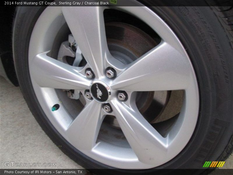 Sterling Gray / Charcoal Black 2014 Ford Mustang GT Coupe