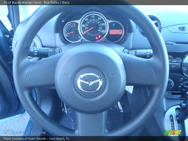 Blue Reflex / Black 2014 Mazda Mazda2 Sport