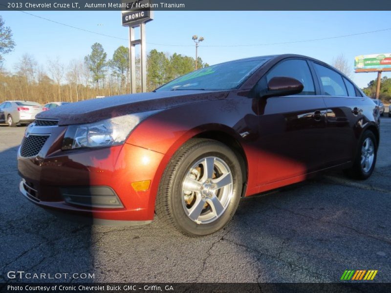 Autumn Metallic / Medium Titanium 2013 Chevrolet Cruze LT