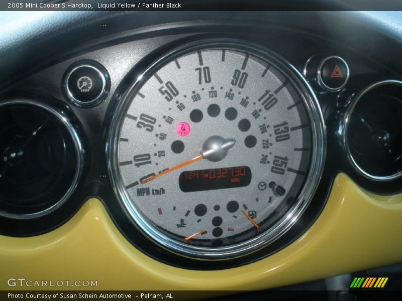 Liquid Yellow / Panther Black 2005 Mini Cooper S Hardtop