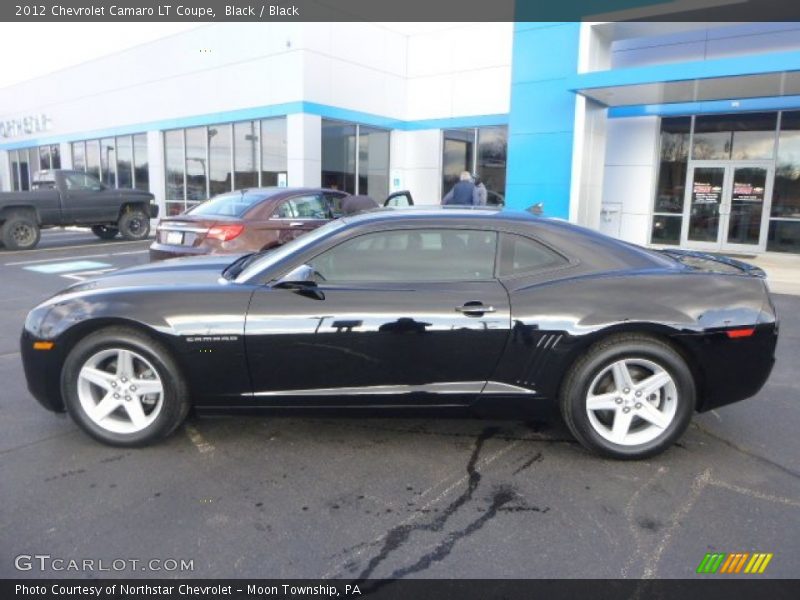 Black / Black 2012 Chevrolet Camaro LT Coupe