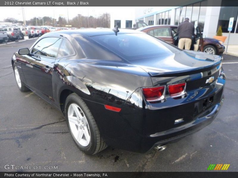 Black / Black 2012 Chevrolet Camaro LT Coupe
