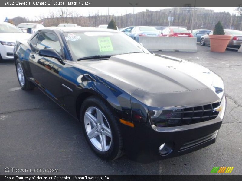 Black / Black 2012 Chevrolet Camaro LT Coupe