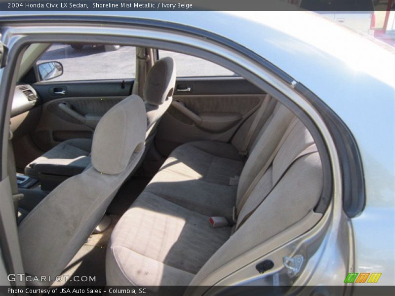 Shoreline Mist Metallic / Ivory Beige 2004 Honda Civic LX Sedan