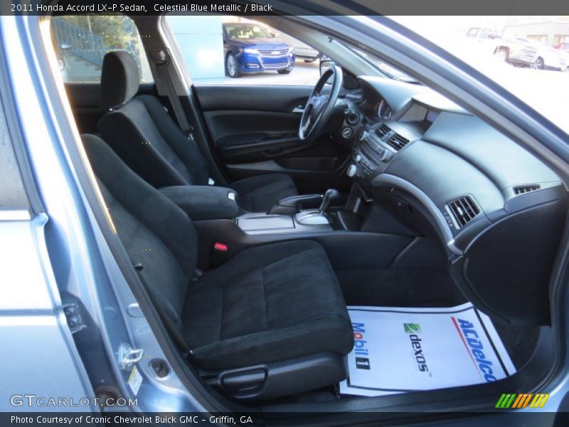 Celestial Blue Metallic / Black 2011 Honda Accord LX-P Sedan