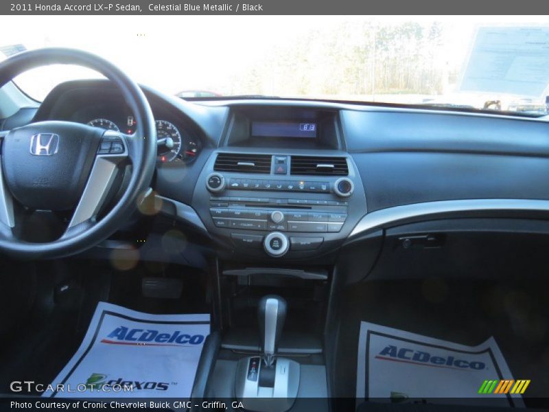 Celestial Blue Metallic / Black 2011 Honda Accord LX-P Sedan