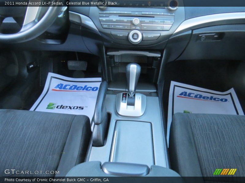 Celestial Blue Metallic / Black 2011 Honda Accord LX-P Sedan