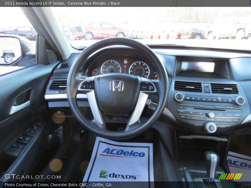 Celestial Blue Metallic / Black 2011 Honda Accord LX-P Sedan