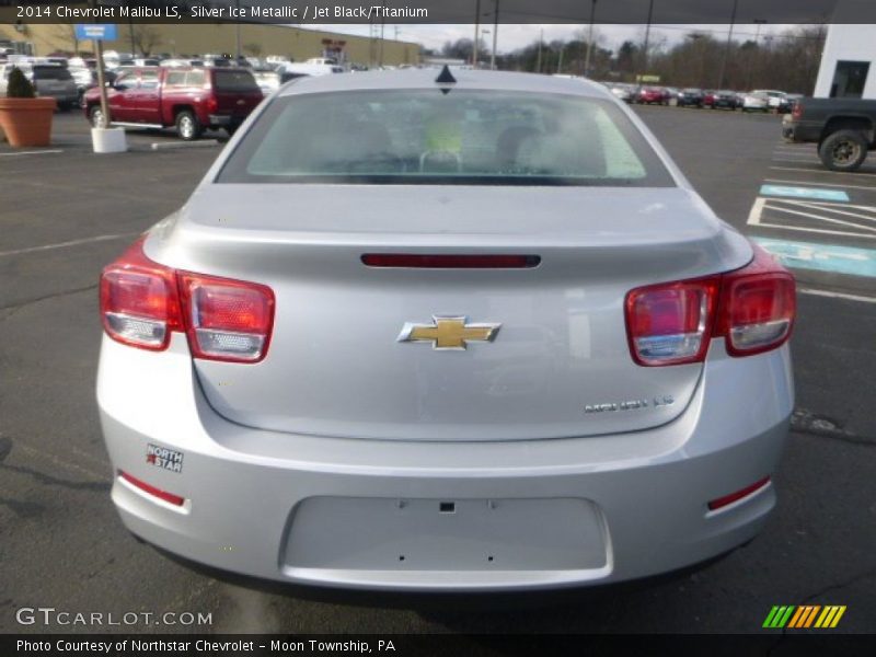 Silver Ice Metallic / Jet Black/Titanium 2014 Chevrolet Malibu LS