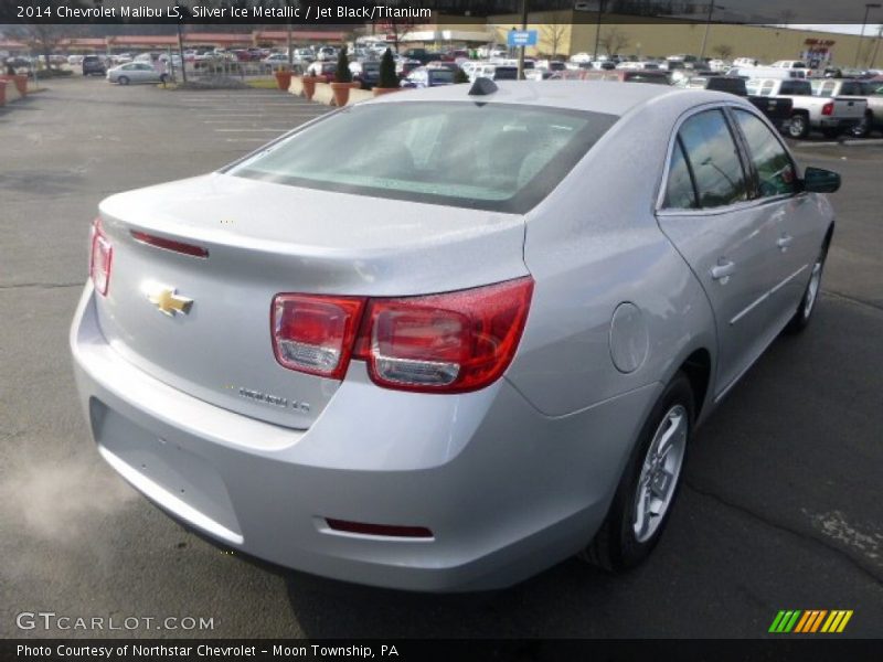 Silver Ice Metallic / Jet Black/Titanium 2014 Chevrolet Malibu LS