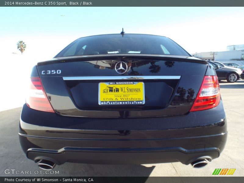 Black / Black 2014 Mercedes-Benz C 350 Sport