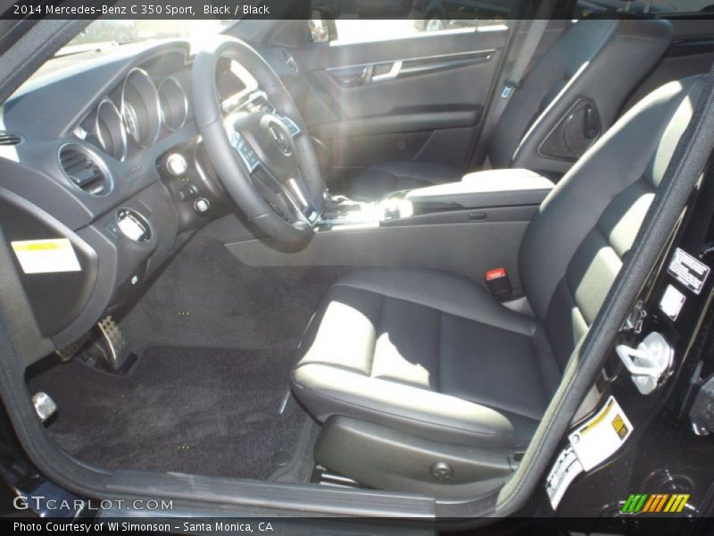 Black / Black 2014 Mercedes-Benz C 350 Sport