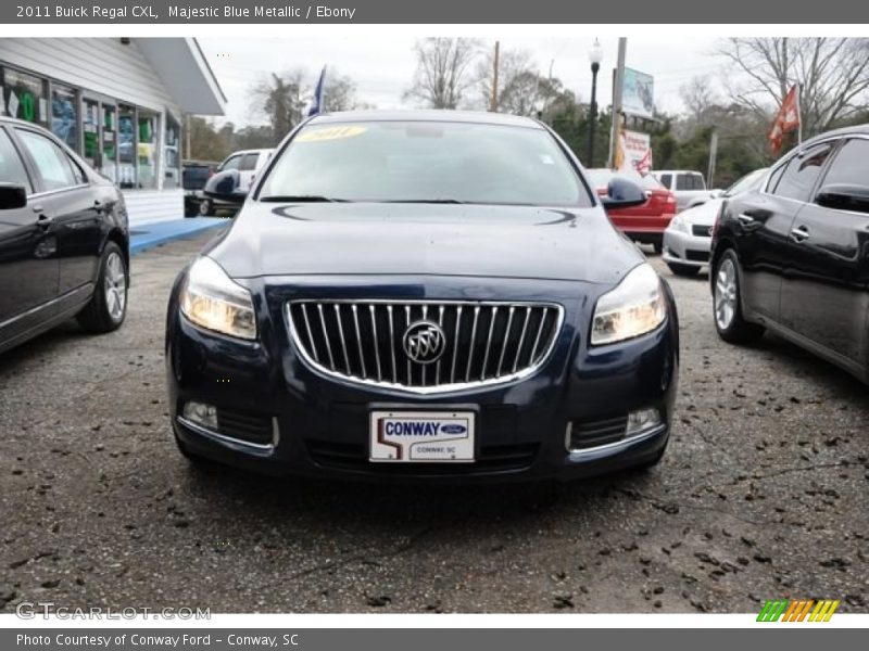Majestic Blue Metallic / Ebony 2011 Buick Regal CXL