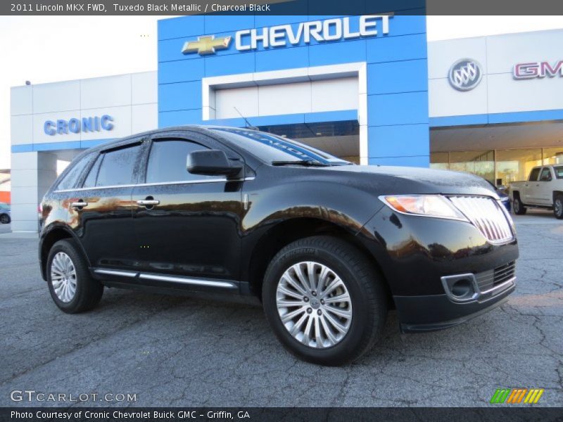 Tuxedo Black Metallic / Charcoal Black 2011 Lincoln MKX FWD