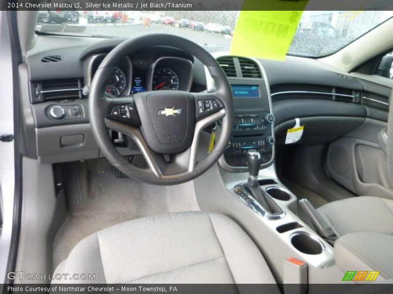 Silver Ice Metallic / Jet Black/Titanium 2014 Chevrolet Malibu LS