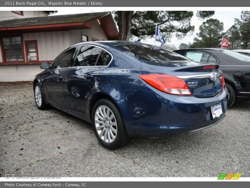 Majestic Blue Metallic / Ebony 2011 Buick Regal CXL