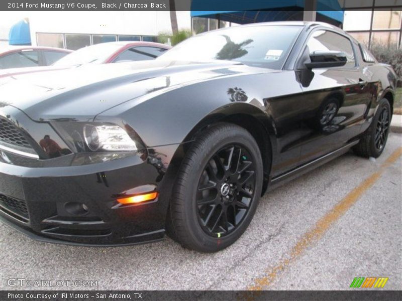 Black / Charcoal Black 2014 Ford Mustang V6 Coupe