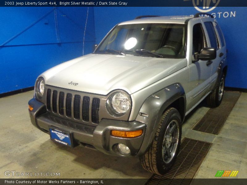 Bright Silver Metallic / Dark Slate Gray 2003 Jeep Liberty Sport 4x4